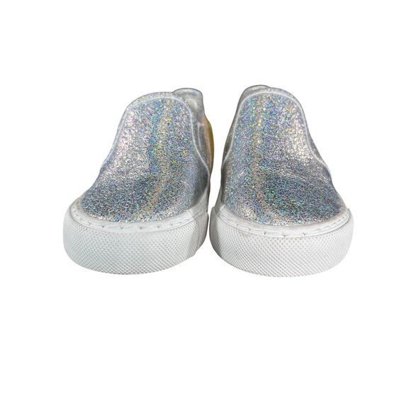 Rainbow Slip-On Sneakers Size 11 Girls By Olive & Edie - Picture 7 of 11